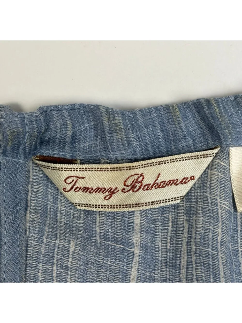 Tommy Bahama Silk Blend Tank Top Womens M Spaghetti Straps Coastal Beachy